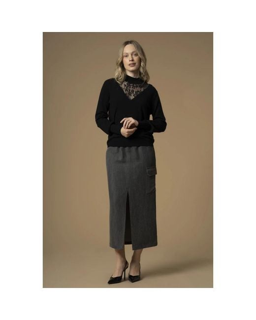 Turtlenecks Kocca de color Black