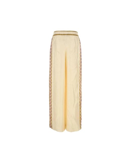 Zimmermann Natural Wide Trousers