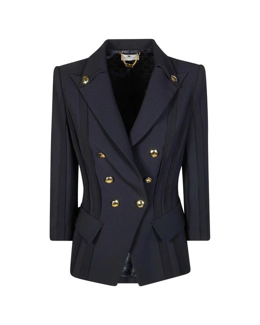 Elisabetta Franchi Blue Blazers