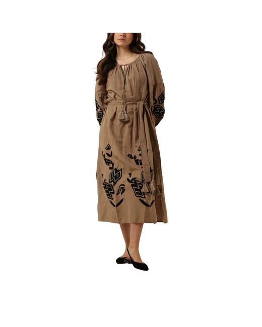 Summum Midi Dresses in het Brown