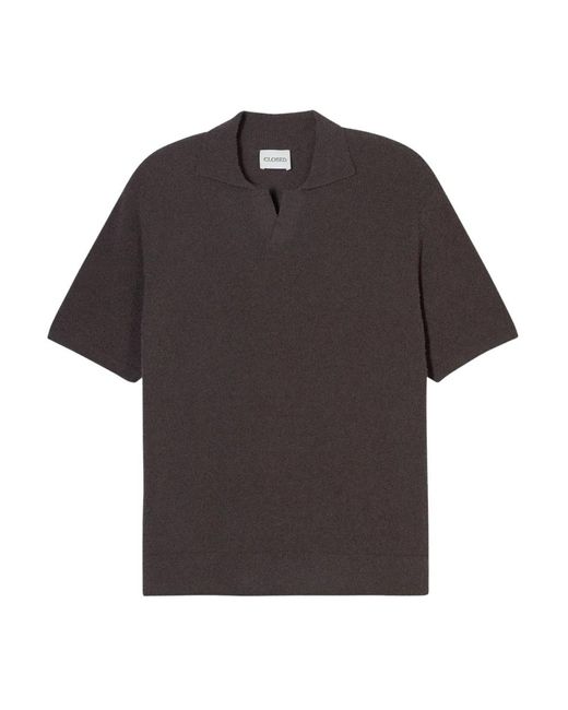 Closed Black V-Neck Knitwear for men