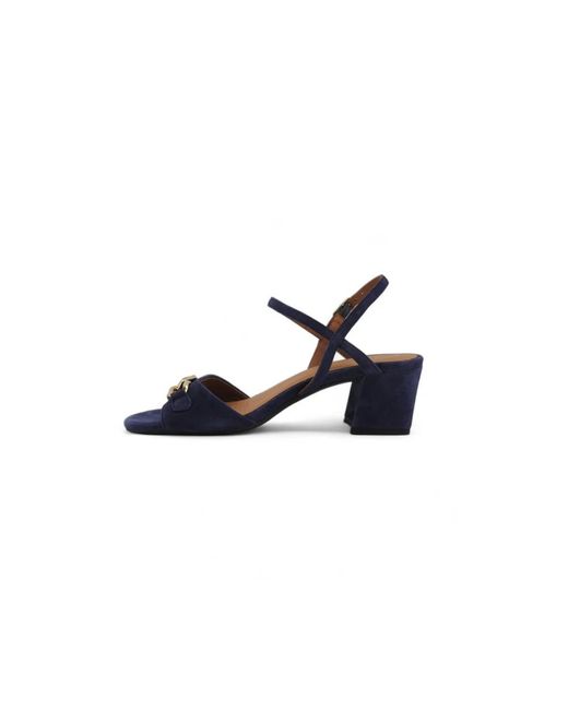 Geox Blue High Heel Sandals