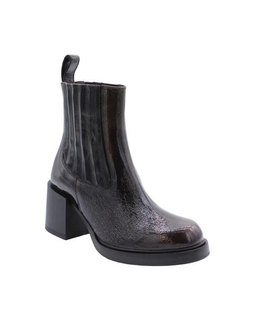 Laura Bellariva Black Heeled Boots