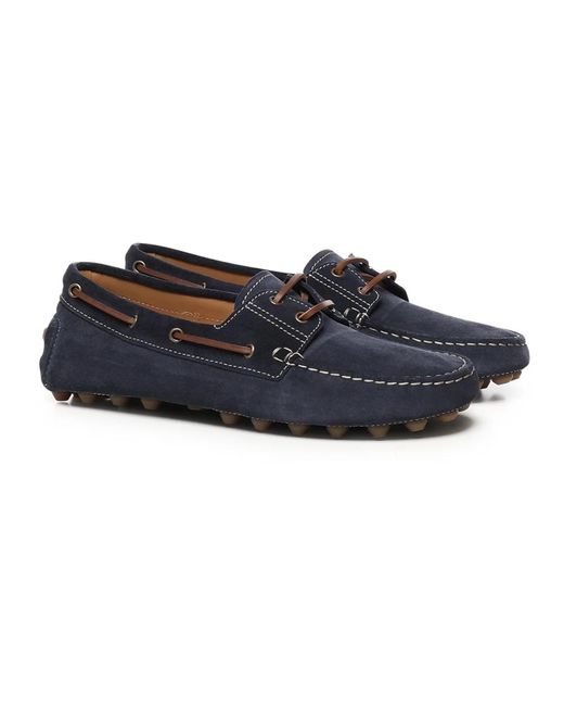 Tod's Blue Boat Shoes for men