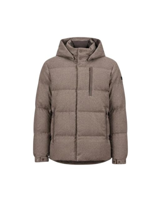 DUNO Jassen ,Bruin ,Levico Down Jacket in het Brown voor heren
