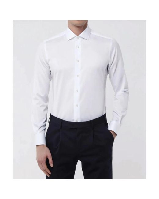 Xacus White Formal Shirts for men