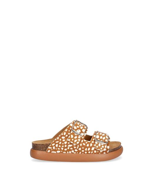 Scholl Slider in het Brown