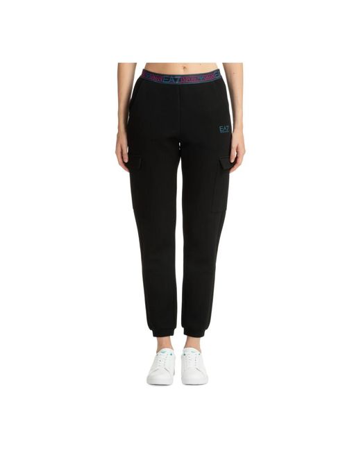 EA7 Black Sweatpants
