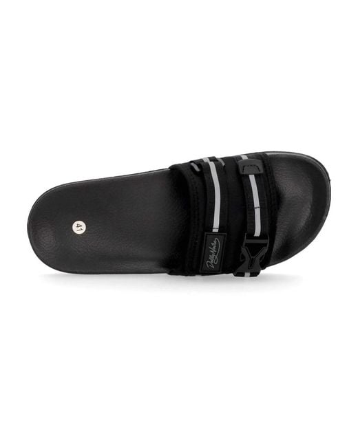 DOLLY NOIRE Black Sliders for men