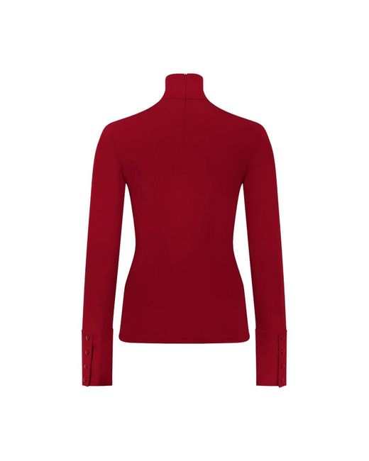 Turtlenecks Courreges de color Red