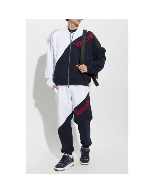 Zip-Throughs Versace pour homme en coloris Blue