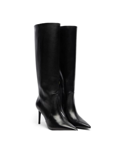 Stuart Weitzman Power Boot 85 in het Black