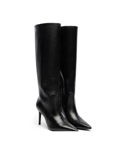 Stuart Weitzman Power Boot 85 in het Black