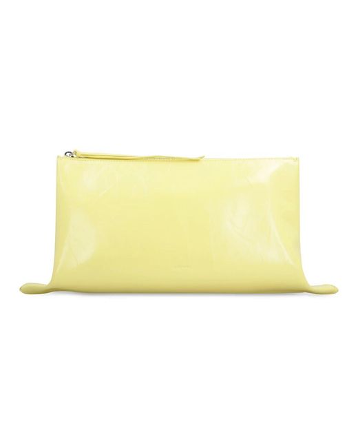 Jil Sander Yellow Clutches