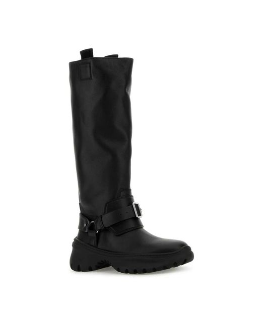 Burberry Black High Boots
