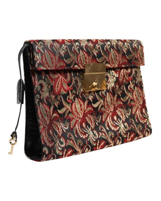 Clutches di Dolce & Gabbana in Red