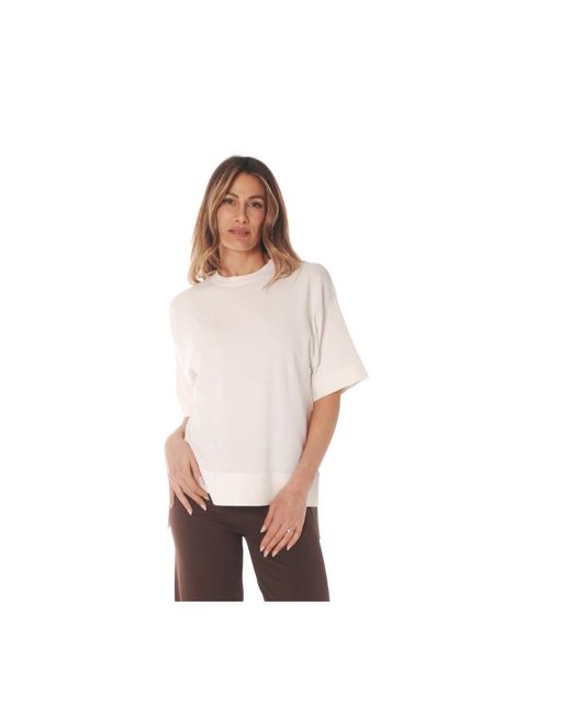Alpha Studio White T-Shirts