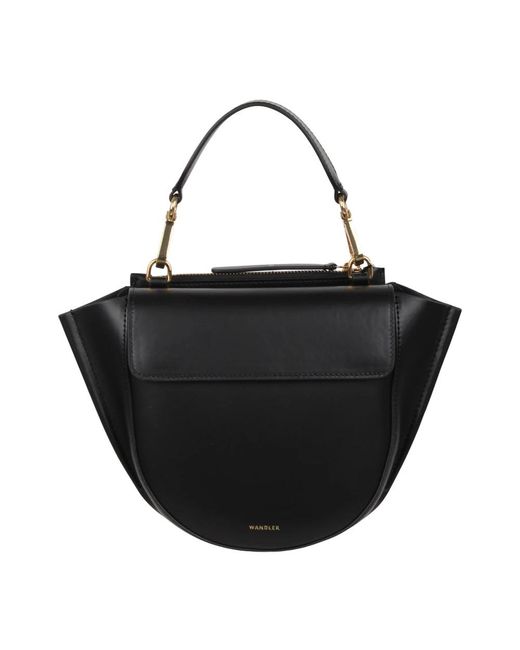 Wandler Black Hortensia Medium Tasche Mit Obergriff