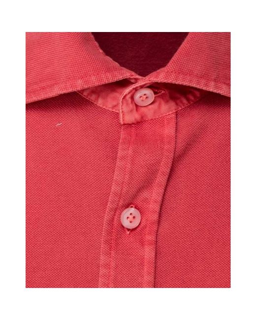 Sonrisa Red Polo Shirts for men