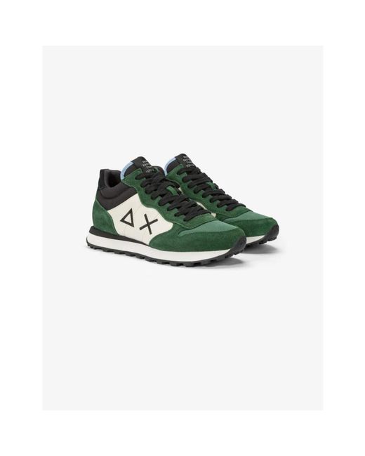 Sun 68 Green Sneakers for men