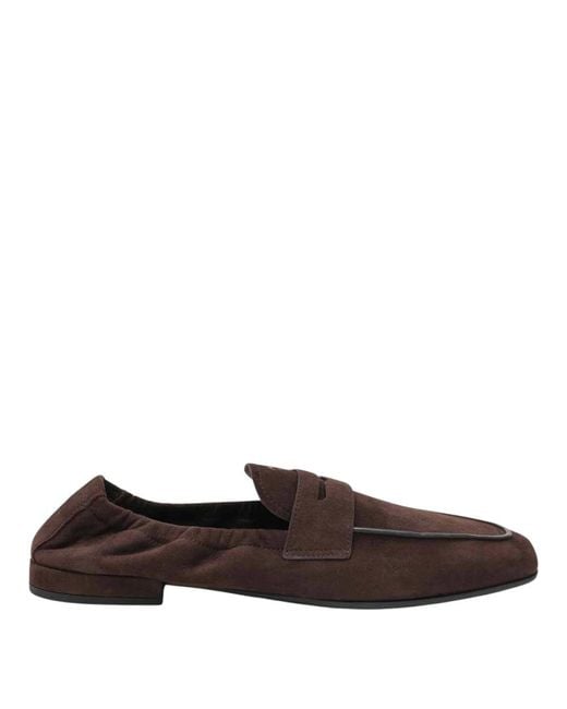 Prada Brown Braune Mokassins Sandalen