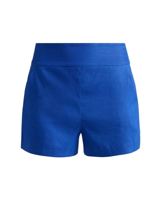 Alice + Olivia Donald Linnen Short in het Blue