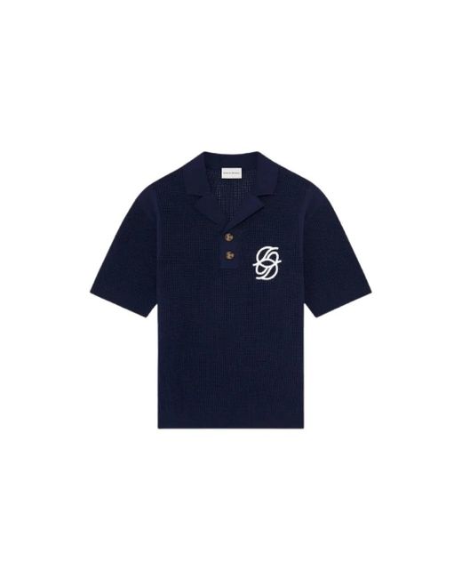 Drole de Monsieur Blue Round-Neck Knitwear for men