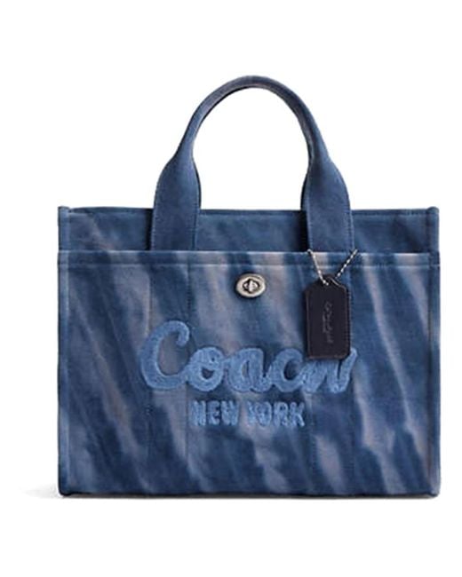 COACH Blue Tote Bags
