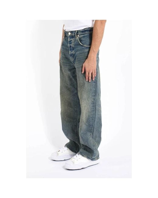 Purple Brand P018 Worn Baggy Jeans in het Blue voor heren