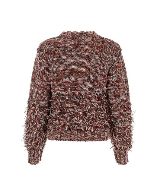 DURAZZI MILANO Brown Round-Neck Knitwear