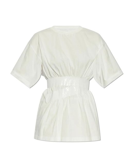 T-Shirts MM6 by Maison Martin Margiela de color White