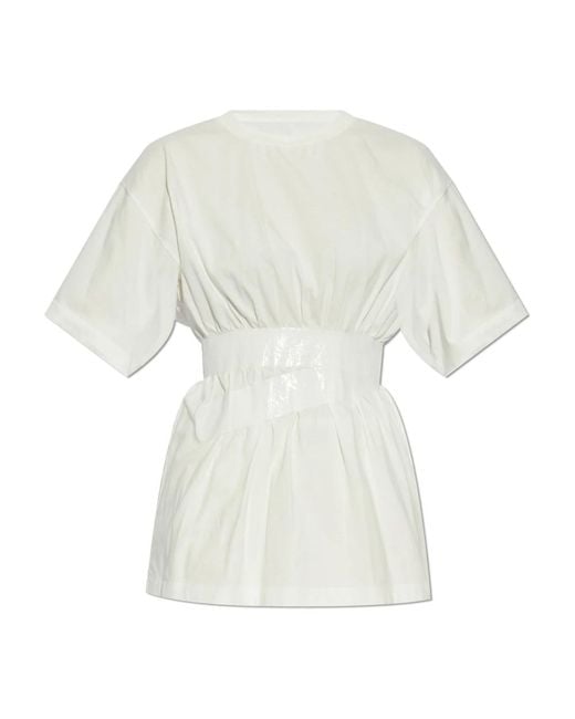 T-Shirts di MM6 by Maison Martin Margiela in White