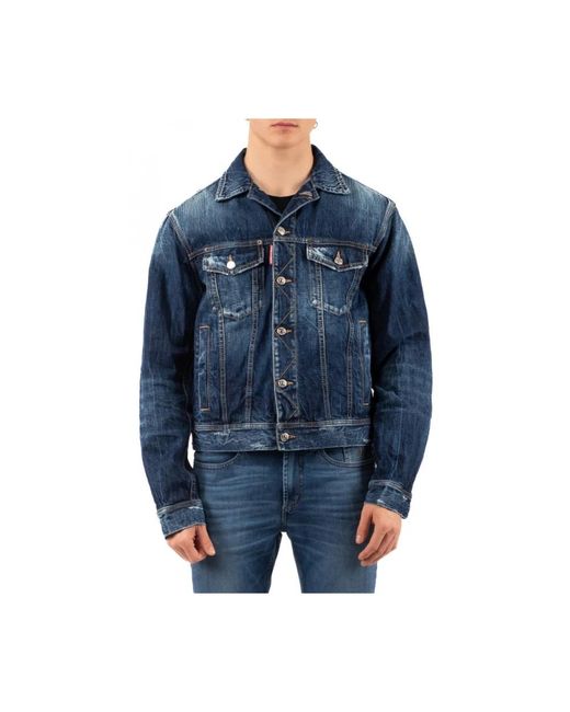 Denim Jackets DSquared² pour homme en coloris Blue