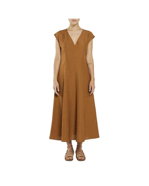 Midi Dresses Pennyblack de color Brown