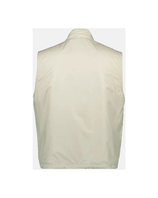 Moncler White Vests for men