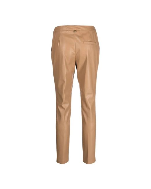 Twin Set Natural Slim-Fit Trousers