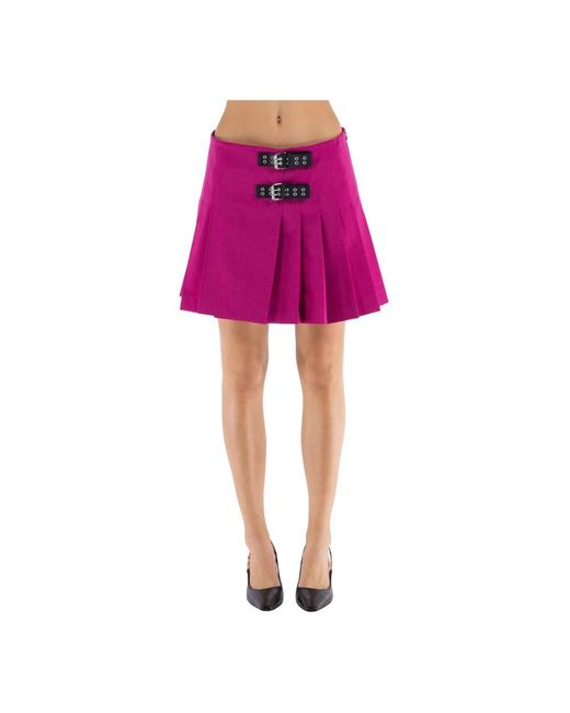 Moschino Purple Short Skirts