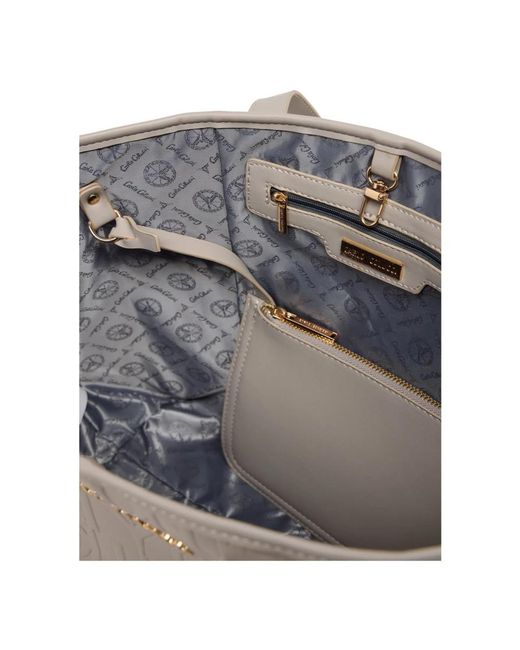 carlo colucci Gray Tote Bags