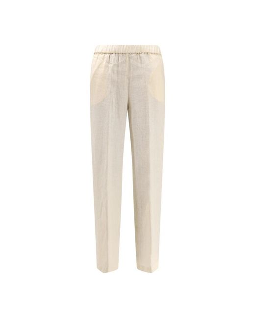 Aspesi Natural Slim-Fit Trousers