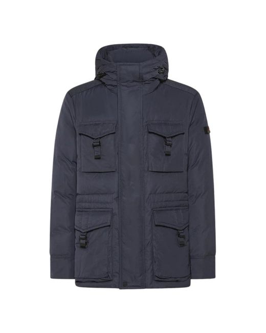 Peuterey Winter Jackets in het Blue voor heren