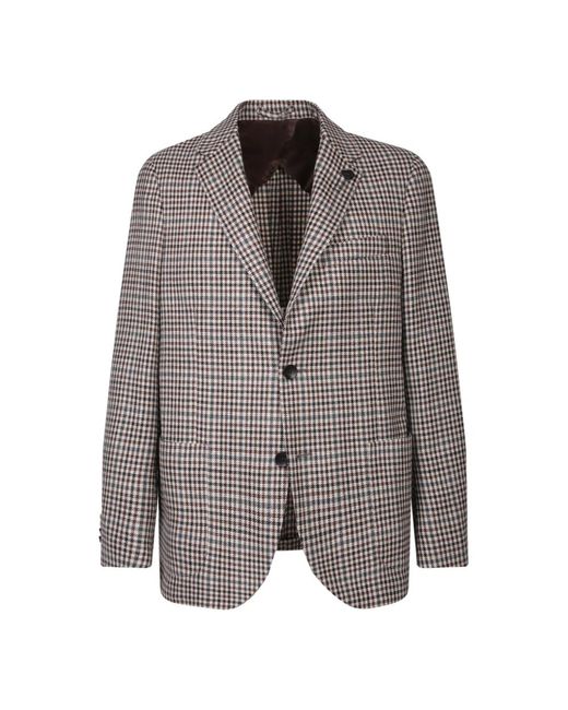 Lardini Beiger Blazer Für Männer Aw24 in Gray für Herren