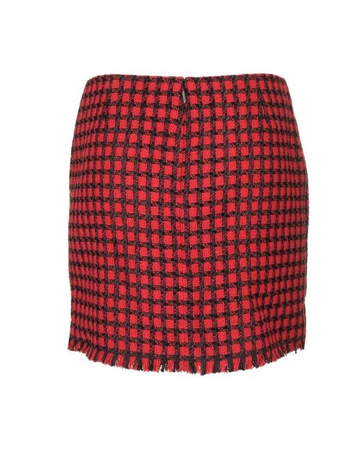 Versace Red Short Skirts