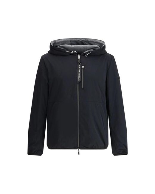 Moose Knuckles Wasserdichte kapuzenjacke mit mehreren taschen in Blue für Herren