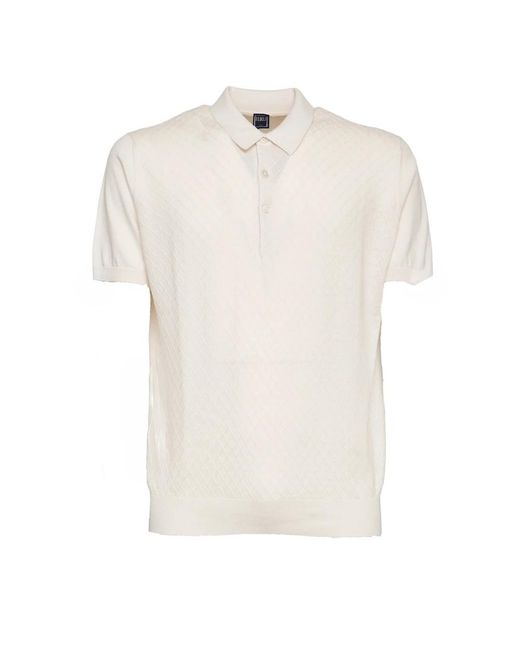 Fedeli White Polo Shirts for men