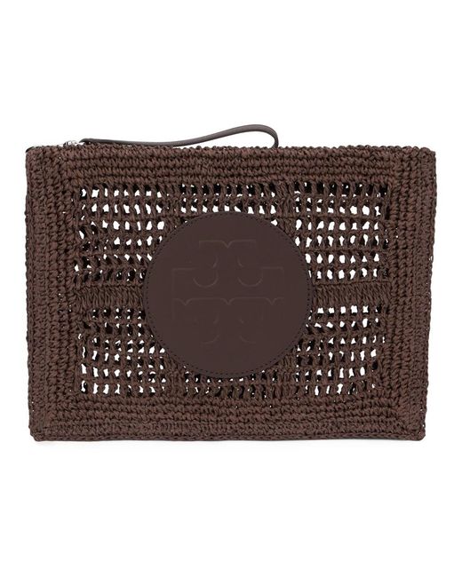 Clutches di Tory Burch in Metallic