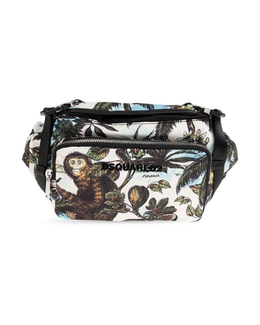 DSquared² Black Belt Bags for men