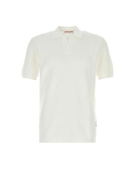 Orlebar Brown White Polo Shirts for men