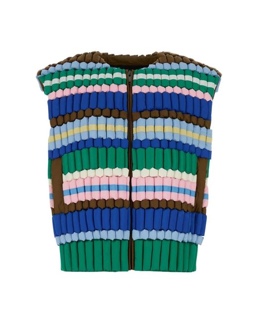 RAXXY Jassen ,Veelkleurig ,Nylon Nylon Vest in het Green