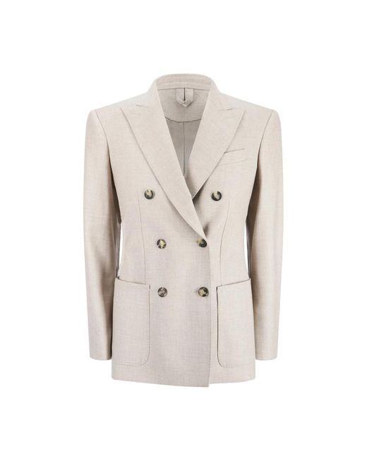 Max Mara Natural Blazers