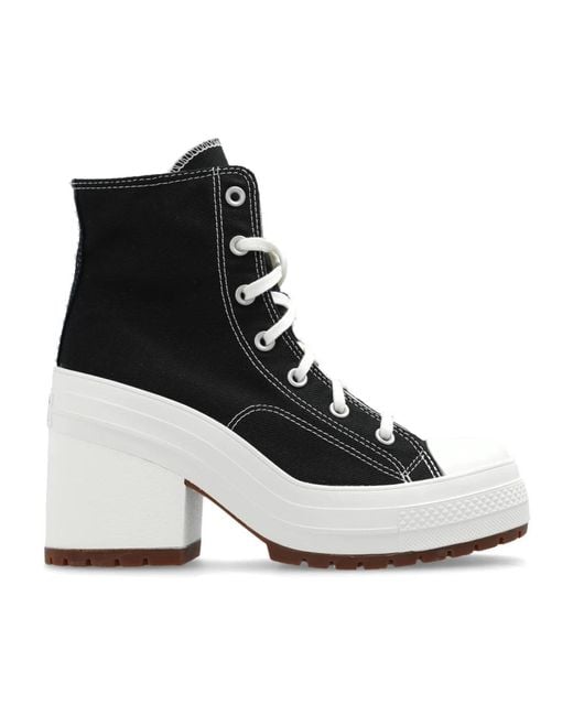 Converse Black Heeled Boots